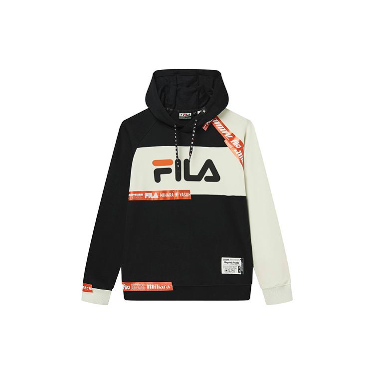 New FILA Sweatshirt Men's Jet Black F11M233201F-BK