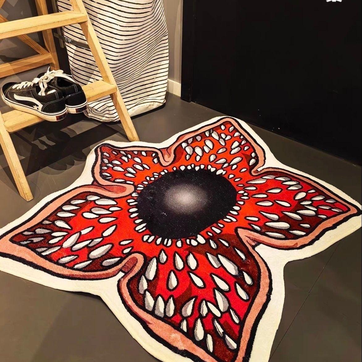 

Ковер Stranger Things, Подходит для гостиной и декора комнаты 52*60cm