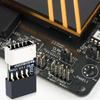 USB 2.0 Motherboard Adapter 9 Pin Connector Chassis Motherboard Type-C Socket High Speed Converter Male To Female Plug Accessory