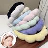 Sweet Twist Sponge Headband Solid Color Towel Velvet Headband Women Washing Face Spa Makeup Hairband Anti-slip Soft Top Headband