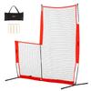 VEVOR L Screen Baseball for Batting Cage, 7x7 Ft Baseball & Softball Safety Screen