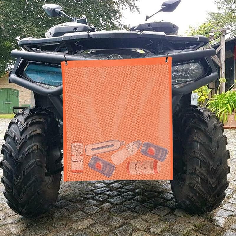 UTV ATV Mesh Trash Bag, PVC Mesh Organizer, UTV Trash Bag - Compatible With Polaris RZR, Can-Am, CFmoto, Yamaha, Honda, Golf Carts Ect