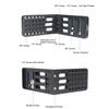 L Shaped Camera Cheese Plate with 1 4  and 3 8  Threaded Holes Extension Switching Mounting Plate for DSLR Camera