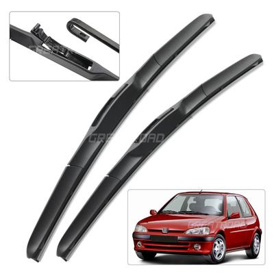 Do Peugeot 106 1991-2003 1992 1993 1994 1995 1996 1997 1998 Wycieraczki Przednie Pióra Wycieraczek Szyba Przednia Szyba Okna Szczotka 20"+18"