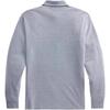 Polo Ralph Lauren SS24 Logo Brodert Bomull Langermet Poloskjorte Herre topper Blå MNPOKNI16821195-400