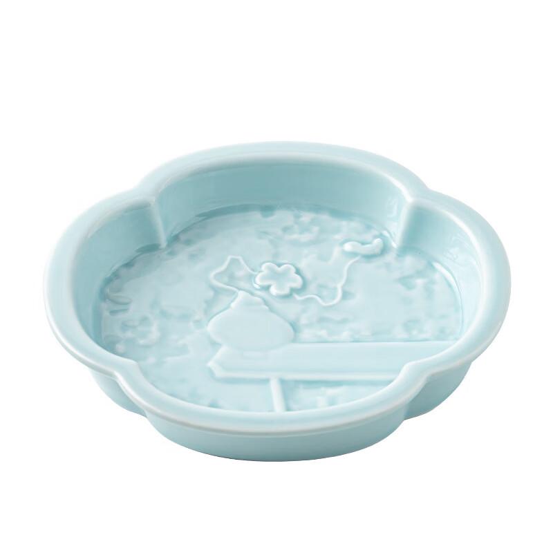 Ruhan Chinese Ceramic Tea & Snack Dish