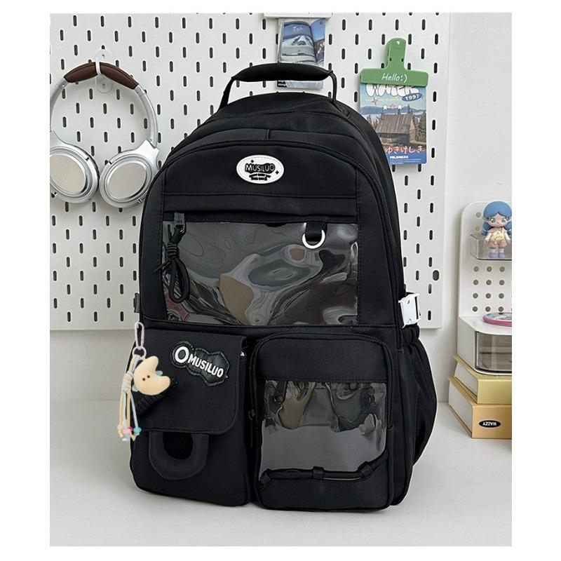 New high-value college style fresh and sweet backpack junior high school students lightweight large-capacity backpack