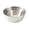 3pcs Stainless Steel Bowl Set with Scale for Cooking Baking Food Storage Large Capacity Mixing Bowls for Home Kitchen Essentials