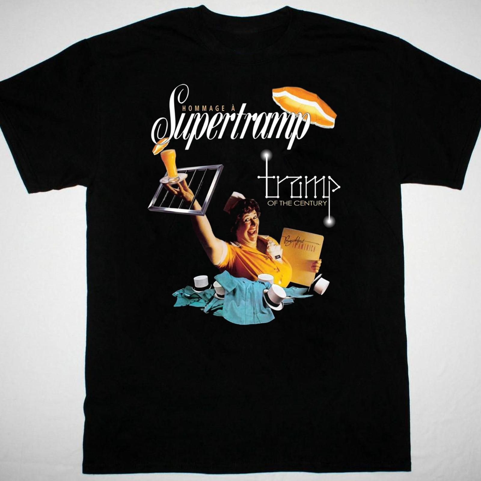 Supertramp band of the century T-shirt black short sleeve S to 345Xl XXXL