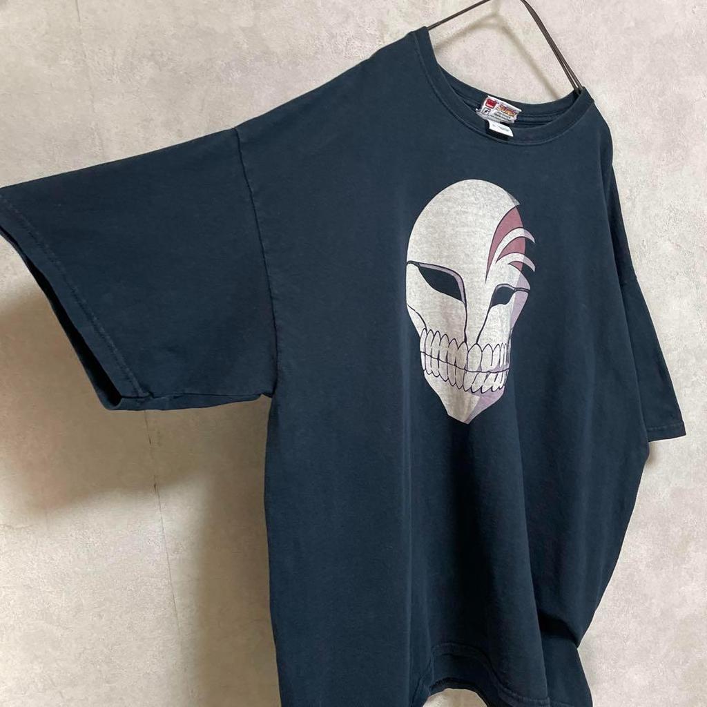 [USED] Vintage 00s Bleach Ichigo Kurosaki Hollow Short Sleeve Shirt, Black, Anime/Manga, Part 1