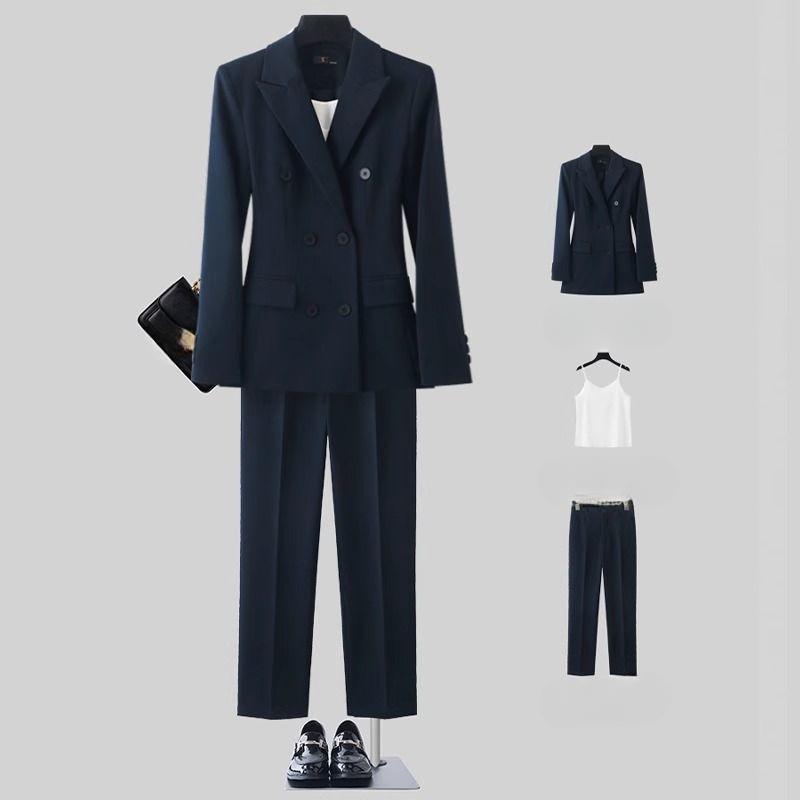 Professional Attire Set for Women, High-end Business Suit Suitable for Commute Officer with Elegance and Style Spring/Autumn