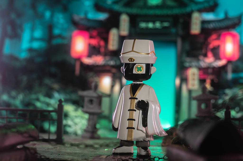 PLUM Shenzhen Mabell Animation Culture Development Faceless "White Impermanence" Non-scale PU Painted Complete Figure PF 406