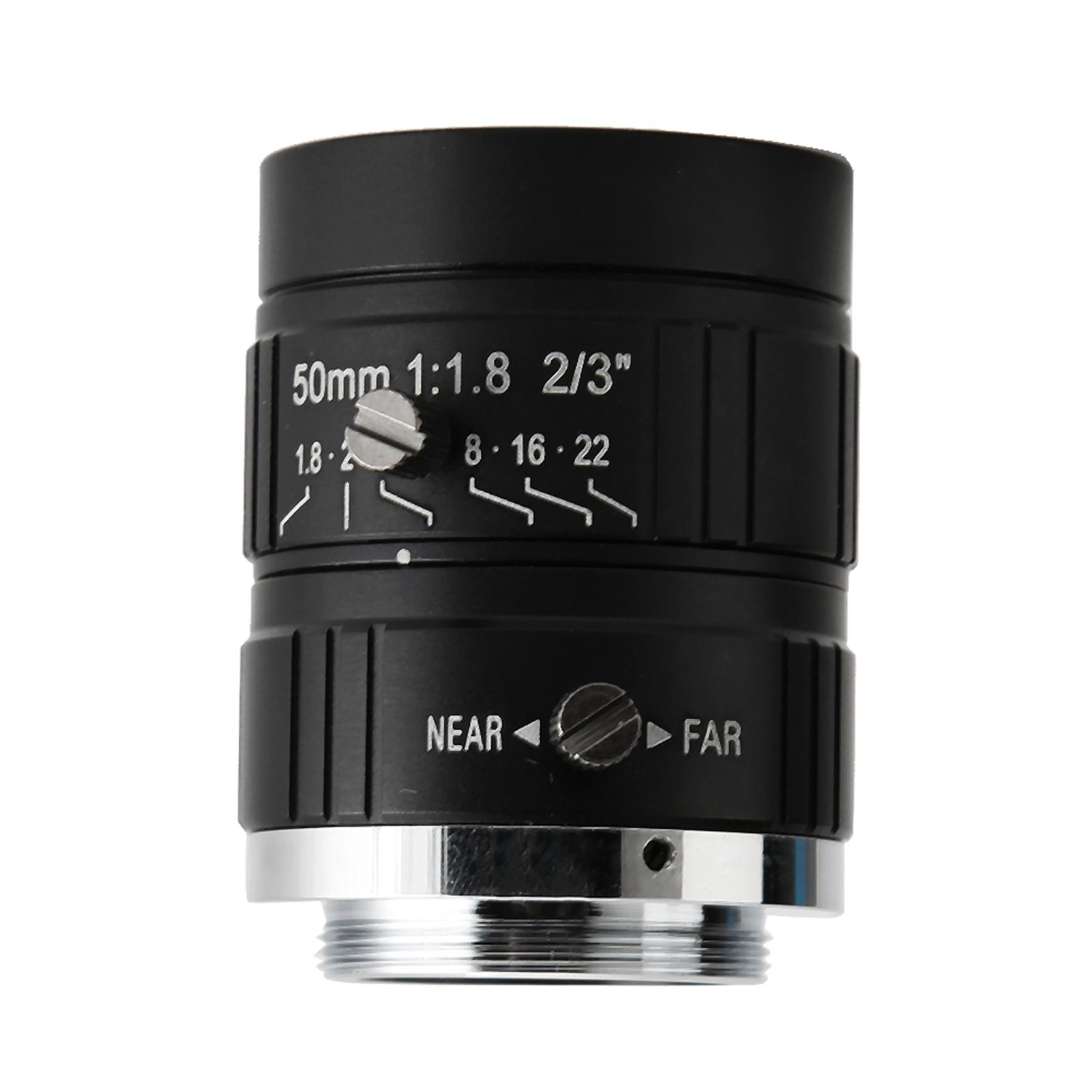 

5MP HD Camera Lens 50mm Focal Length Manual Aperture C Mount CCTV Surveillance