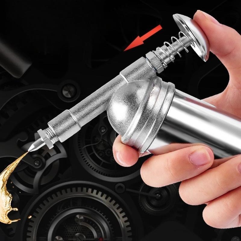 1Pcs High Pressure Oiler 80Cc Mini Manual Butter Oiler Airbrush For Road Bike Excavator Machinery Oil Injection Pump