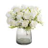 Artificial Flower Silk Rose Peony Wedding Bridal Bouquet Arch Christmas Wreath Decoration Home Living Room Bonsai Photography