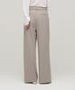 MUSINSA STANDARD WOMAN Women'S Real Wide Belted Slacks [Light Beige]