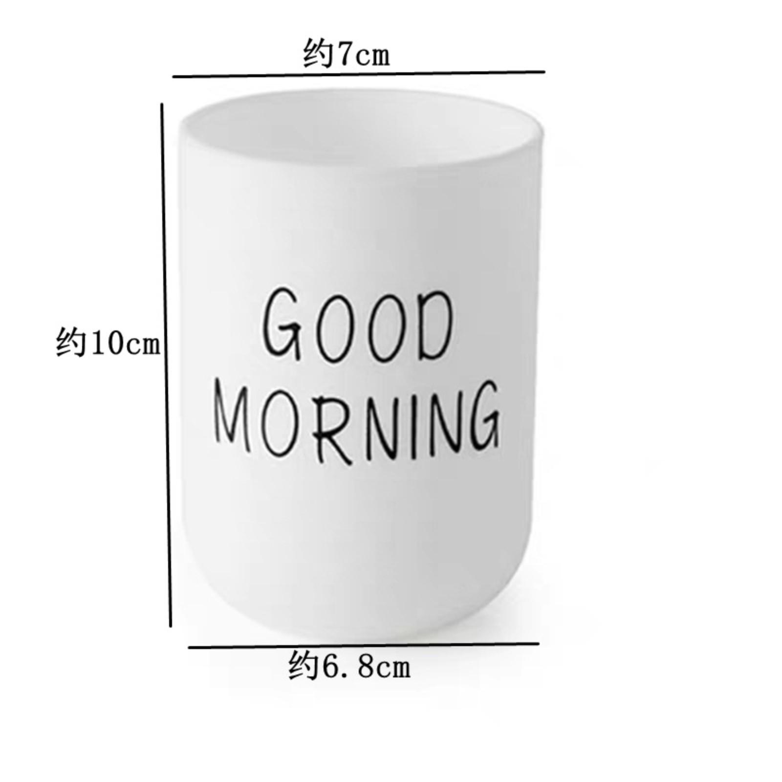 

Бытовая чашка для полоскания рта Детская чашка для зубной щетки Пара зубных щеток Легкая роскошная утренняя чашка Детская чашка для чистки зубов Чашки для промывания One Size белый