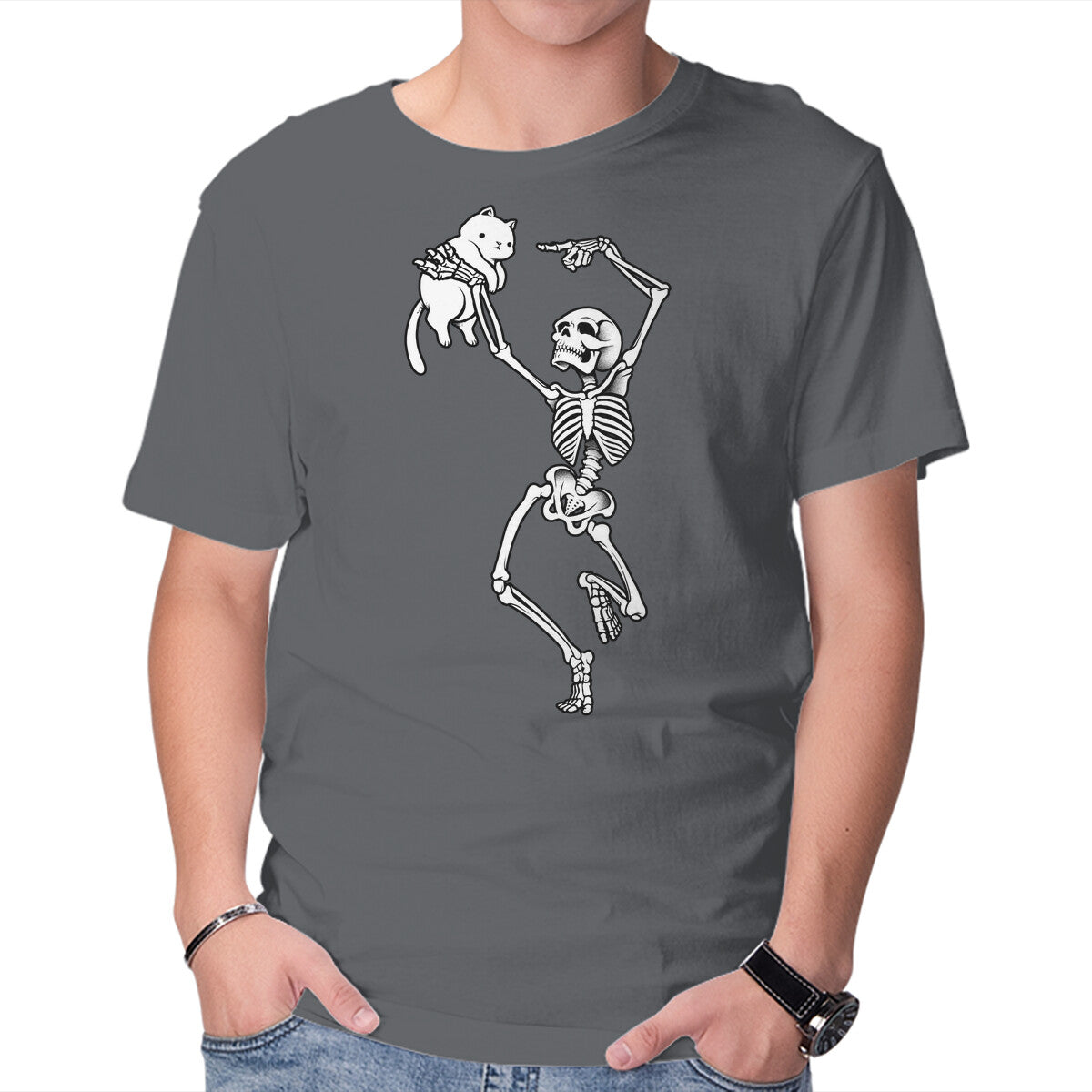 Unisex Crew Neck T-Shirt Deadly Dance Graphic Short Sleeve Casual Tee XXL