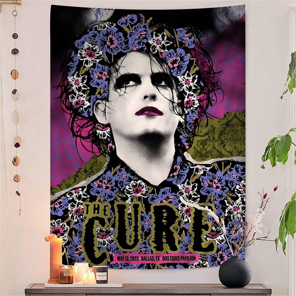 

The CCure Band Anime Tapestry Hanging Tarot Hippie Wall Rugs Dorm Wall Hanging Sheets 74x94cm(29x37in)