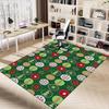 1PC Christmas Tree Snowflake Extra Large Non Slip Floor Carpet, Office, Family, Bedroom, Large Area Rug Indoor Rugs, Vibrant Colors