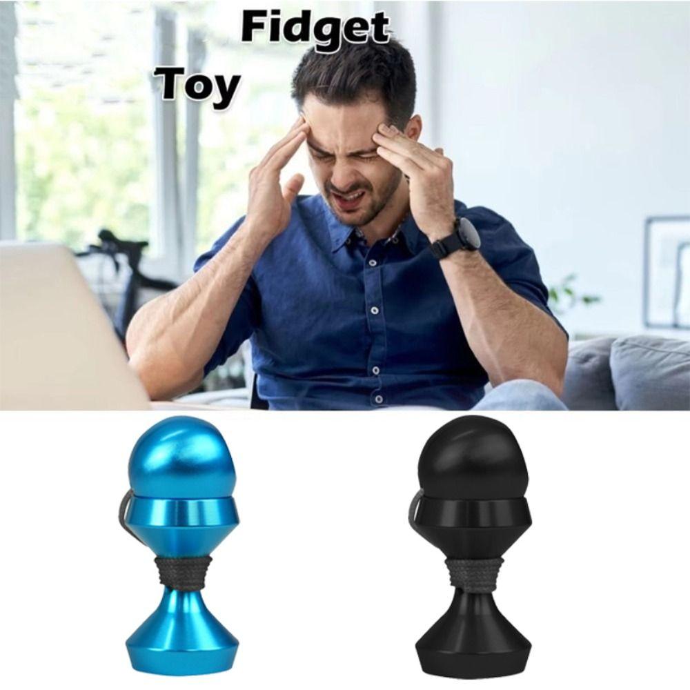 Aluminum Heavy Fidget Ball Sensory Spinner Fingertip Toy Metal Fingertip Ball  Adults Children