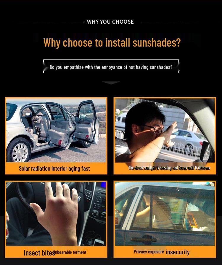 Baojun 730/560/510 Magnetic Car Sunshade Curtains