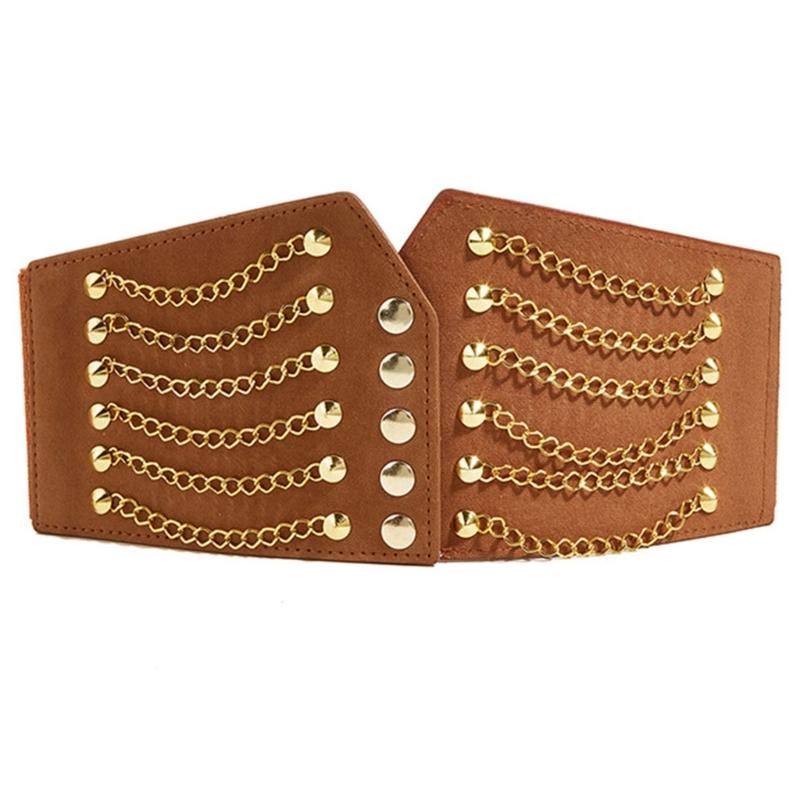 Girls Punk Waist Belt for Banquet Idol Costume Jewelry Waist Body Jewelry for Party/Club for Jeans Pants Belt