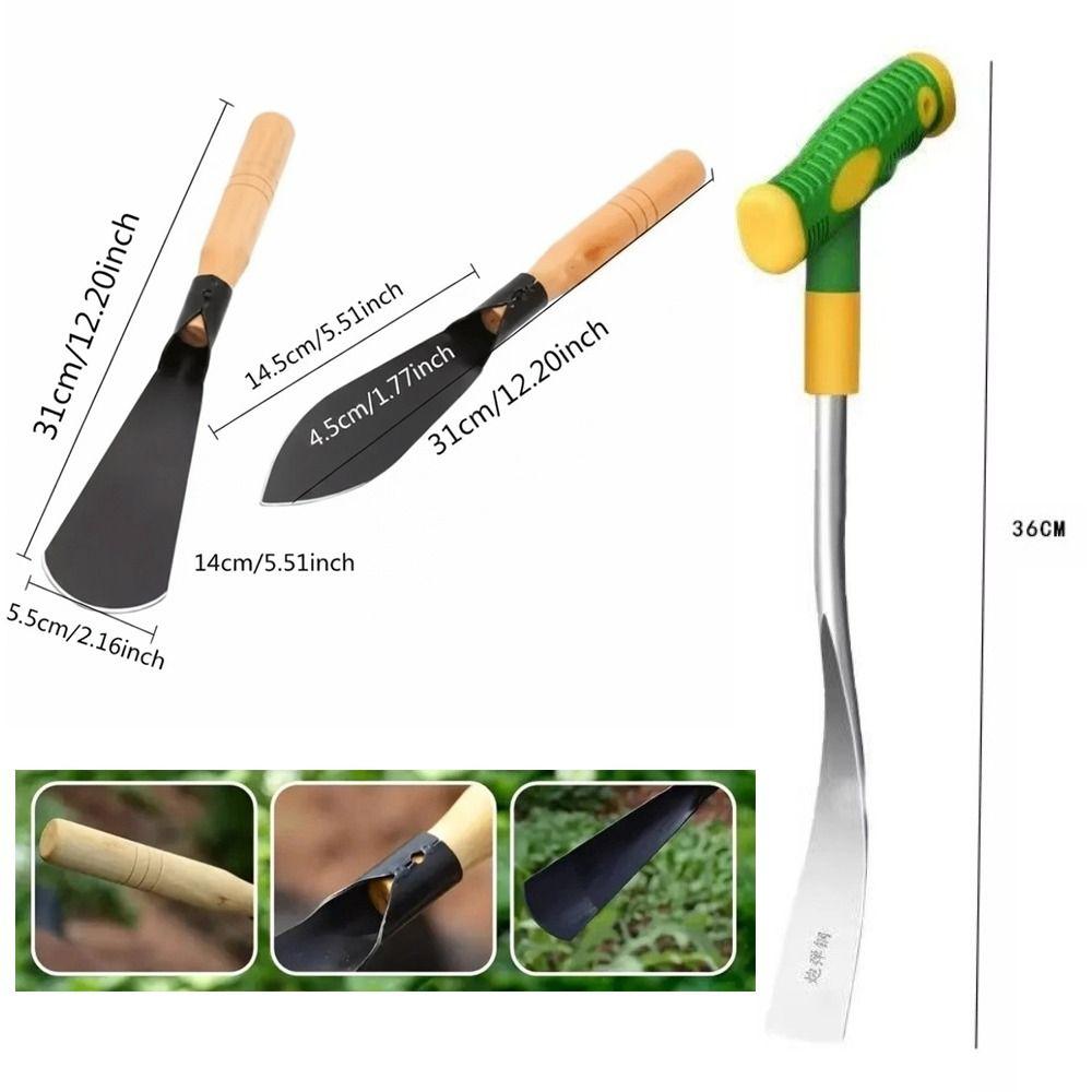 Digging Garlic Gardening Shovel Sturdy Iron Grass Puller Tool Weeding Tool  Agricultural Use