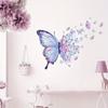 1Pc Watercolor Butterflies Wall Stickers Room Decor for Kids Room Bedroom Wall Decoration Nursery Living Room Wall Decals DIY