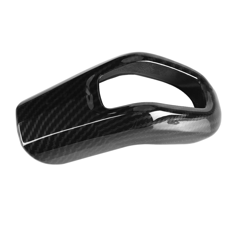 Carbon Fiber Style Car Gear Shift Knob Cover Trim for Land Rover Range Rover Sport 2014 2017