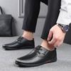 0% Genuine Leather Spring and Autumn Soft Leather Soft Sole Comfortable Wear-resistant Casual Leather Shoes Men's Leather Shoes Deodorant Shoes