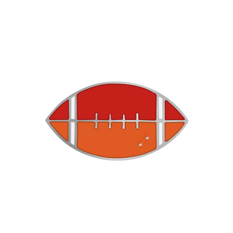 

Sports Ball Series Brooch Soccer Basketball Ping Pong Enamel Pin with Chain Cartoon Fashion Accessories Denim Badge Jewelry Gift