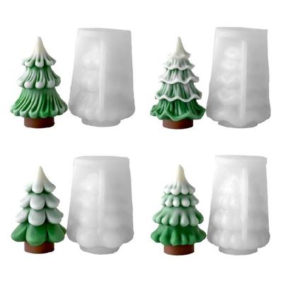 Stampi in Silicone Albero di Natale Stampini per Candele Stampini per Ornamenti Stampini per Resina Epossidica Stampini per Gesso per la Realizzazione di Candele