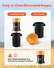 Electric Grain Mill Grinder, 600W High Power Commercial Spice Grinder, 25L Pulverizer Powder Machine with Galvanized Sharp Blades, for Dry Grains,