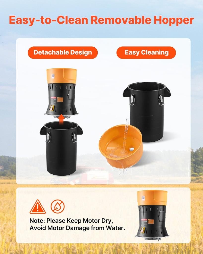 Electric Grain Mill Grinder, 600W High Power Commercial Spice Grinder, 25L Pulverizer Powder Machine with Galvanized Sharp Blades, for Dry Grains,
