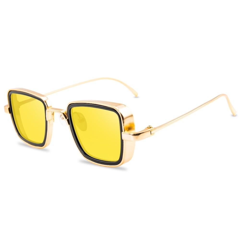 Lightweight Unisex Polarized Sunglasses Indian Style Anti-UV Glasses Retro Square Sunnies  Summer