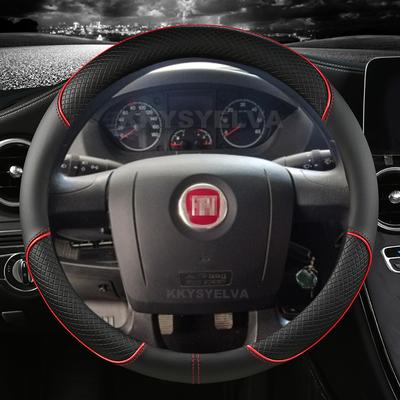 Mikrofiber Deri Araba Direksiyon Simidi Kılıfı Fiat Ducato Peugeot Boxer Citroen Jumper Relay Ram ProMaster Oto Aksesuarları İçin