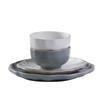 Japanese Irregular Square Glazed Ceramic Snack & Appetizer Plate, Tableware for Japanese Cuisine.