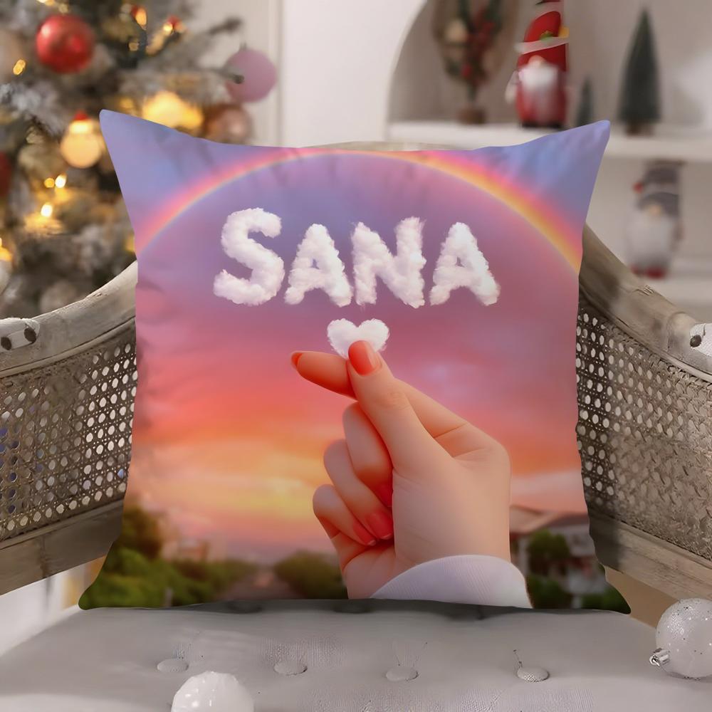 

Beautiful Scene Of Fingertips Pillow Case Comfort Sofa Bed Silky elegant Invisible zipper Decorative cushion cover 30x30 cm
