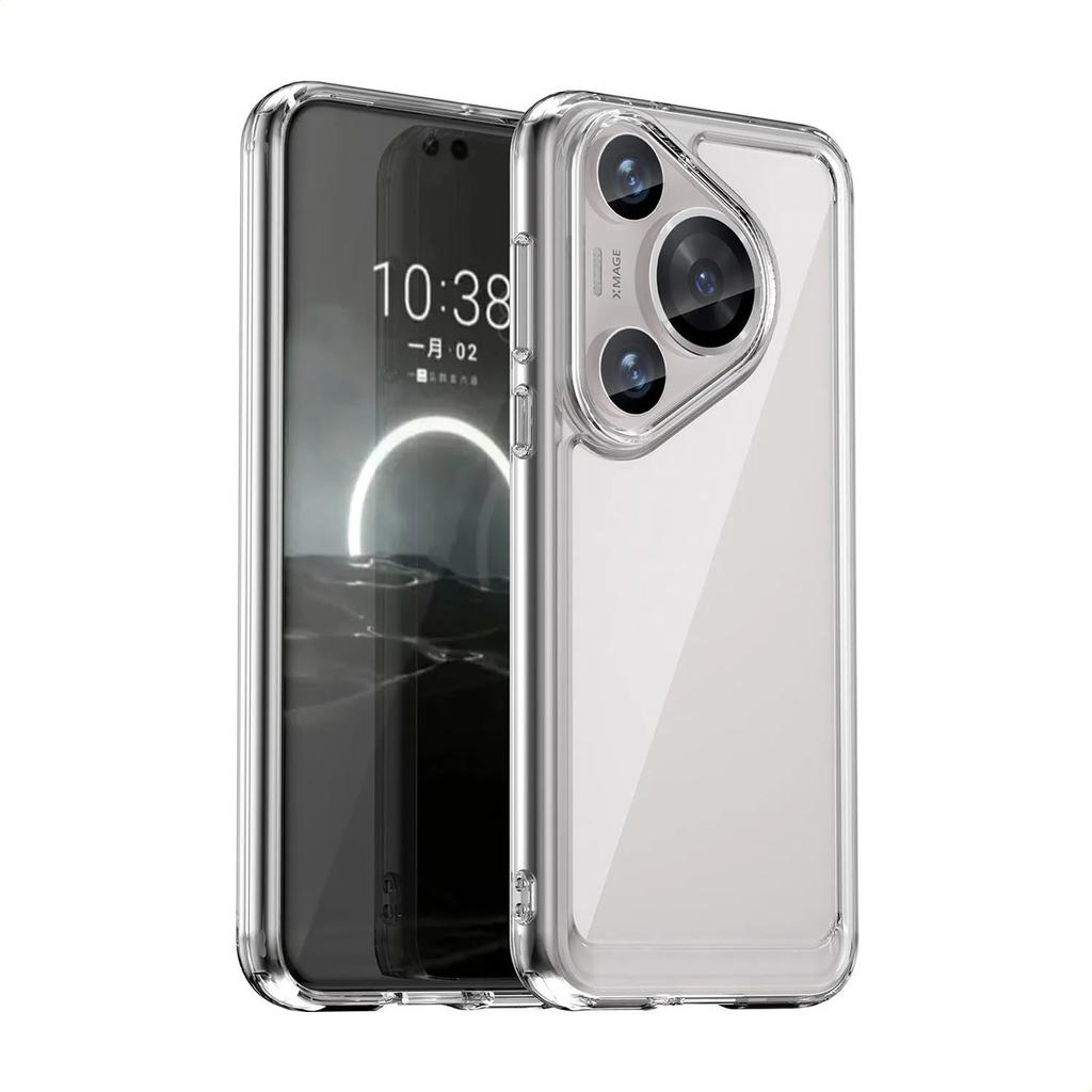 Phone Case For Huawei Pura 70 Pro/70 Pro Plus , Clear Transparent Phone Case Cover For Huawei Pura 70 Pro/70 Pro Plus