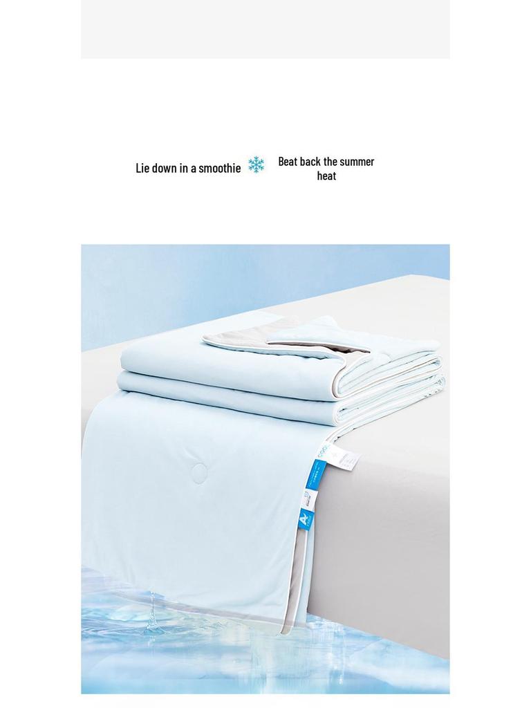 Summer Ice Silk Quilt: Cool & Washable for Mother and Baby
