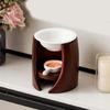 Stylish Ceramic Essential Oil Burners Furnace with Bowl and Tealight Holder Spoon for Aromatherapies and Relaxation