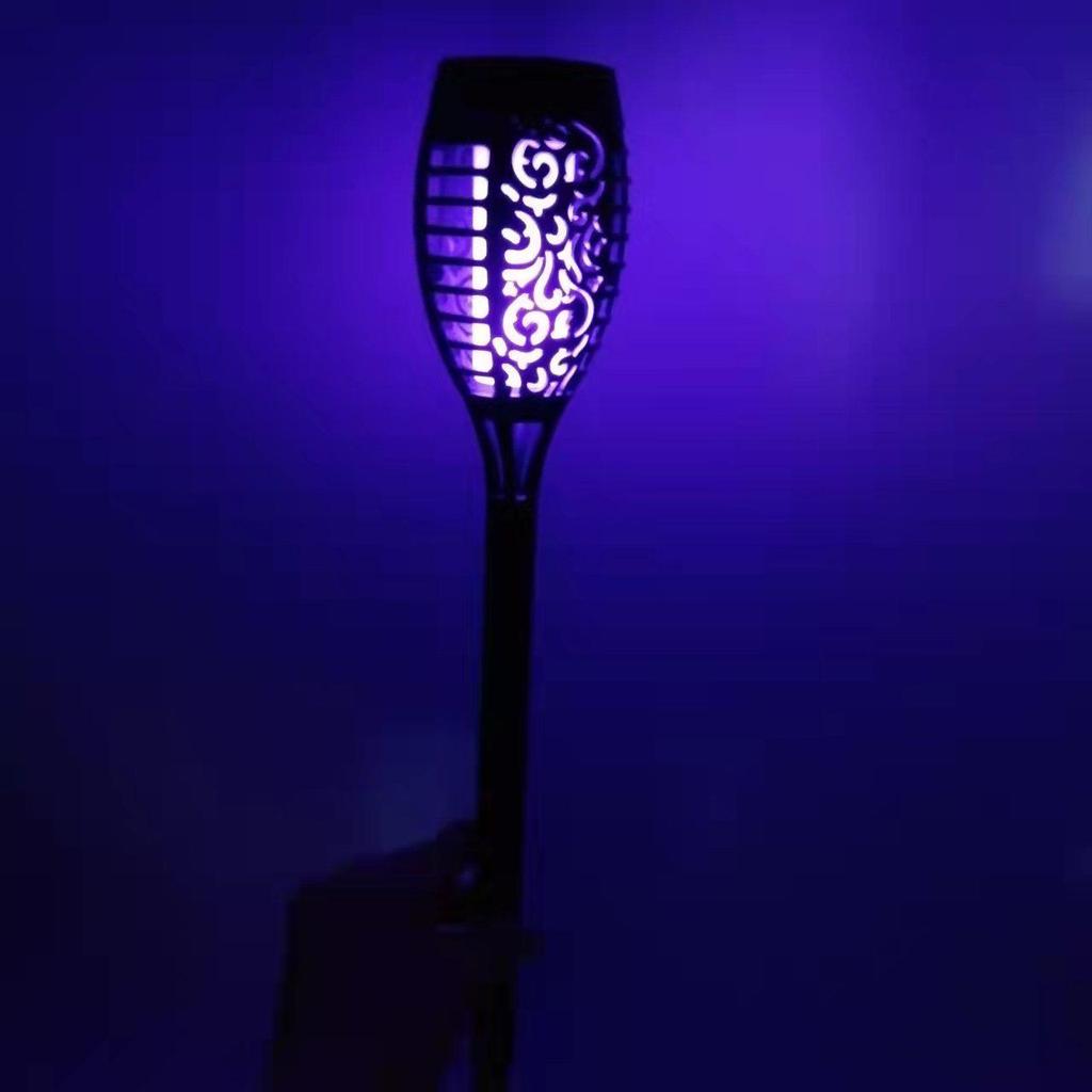 Cross-Border Solar Torch: 12 LED Flame Light, Outdoor Waterproof Decorative Ground Stake Light