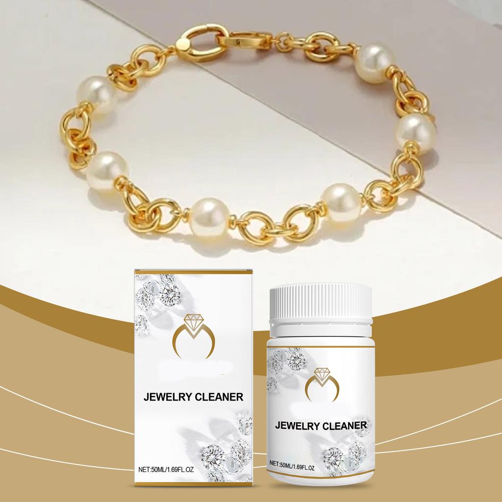 Jewelry Cleaner  Jewelry Metal Cleaning Solution  Diamond Necklace And Removal And Care Solution 50ml