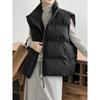Winter Fashion Short Padded Vest Women Warm Thicken Sleeveless Jacket Cotton Coat
