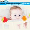 TinyBite Cooling Teething Rings for Babies Teething Ring Teething Aid Set BPA-free 4-pack