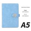 Personalized Soft Leather Diary with Buckle - Elegant Business Gift Notebook