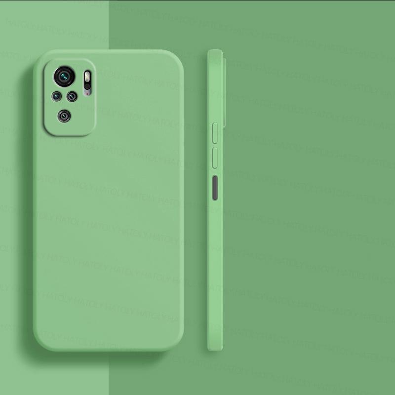 

Для Xiaomi Poco M5s Чехол Xiaomi Poco M5s M3 M4 M6 Pro 4G 5G Чехол Ударопрочный жидкий силикон TPU Телефон Задняя крышка Xiaomi Poco M5s Poco M5s зелёный