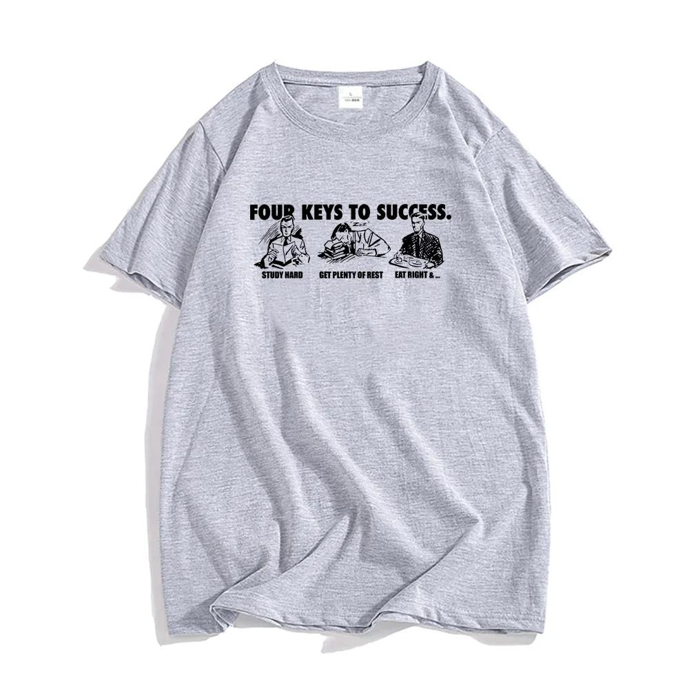 

Футболка «Четыре ключа к успеху» Николаса Чавеса Футболки с фильмом «Братья Менендес» Хлопковые футболки Мужская женская одежда Летняя мужская рубашка 2XL