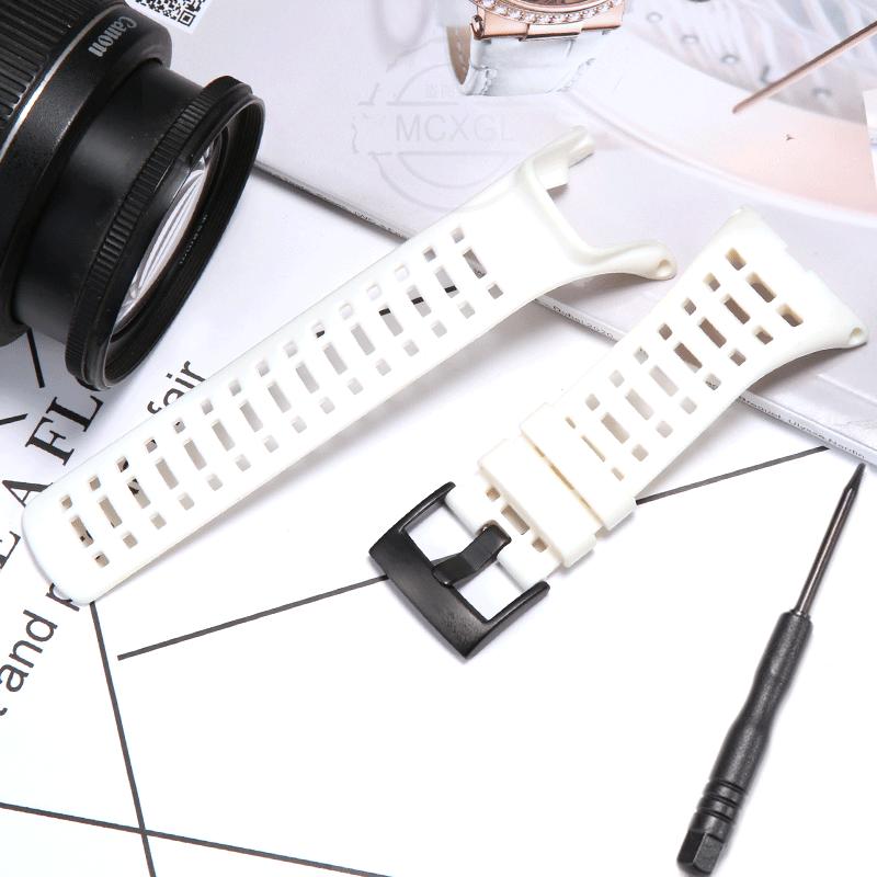 Rubber Watch Band For Suunto Ambit 3 Peak Ambit 2 2R Men's Silicone Waterproof Strap Bracelet Replacement Watch Accessories